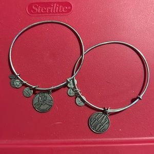 Alex and Ani “God Daughter” and “Live Music” bracelets